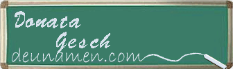 Donata Gesch Visitenkarte